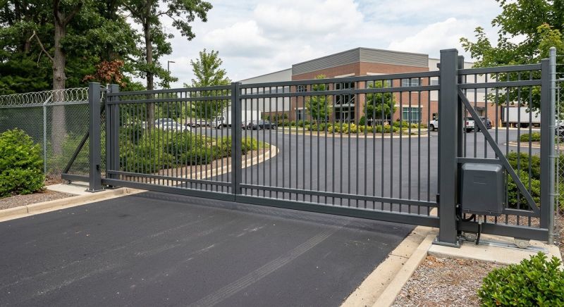 Commercial Gate Installation in Cary, NC