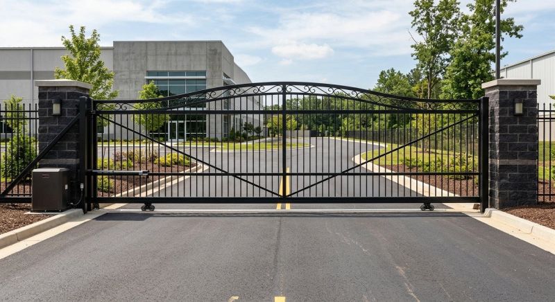 Commercial Gate Installation in Cary, NC