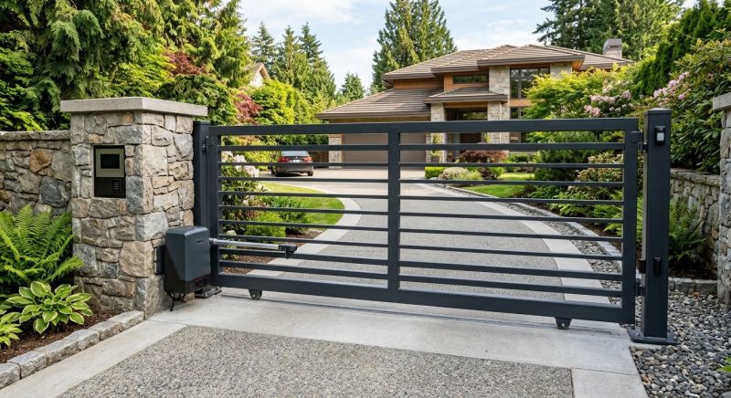 Driveway Gate Installation in Cary, NC