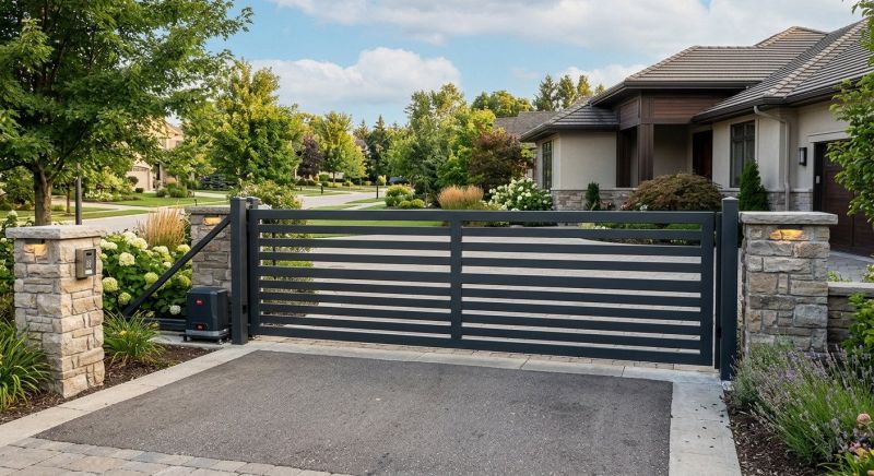 Driveway Gate Installation in Plano, TX