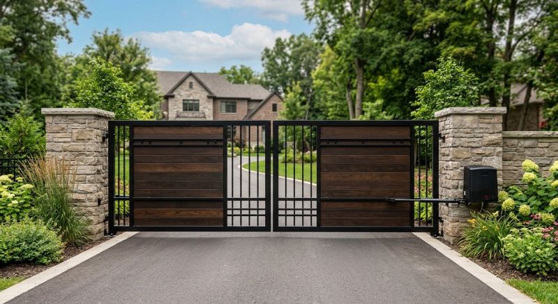 Driveway Gate Installation in Alpharetta, GA