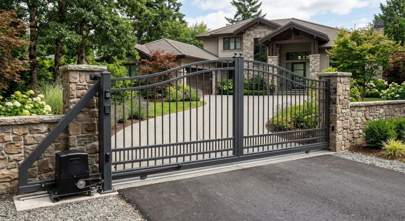 Entrance Gate Installation in Rockville, MD