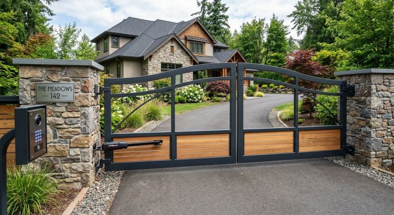 Motorized Gate Installation in Annapolis, MD