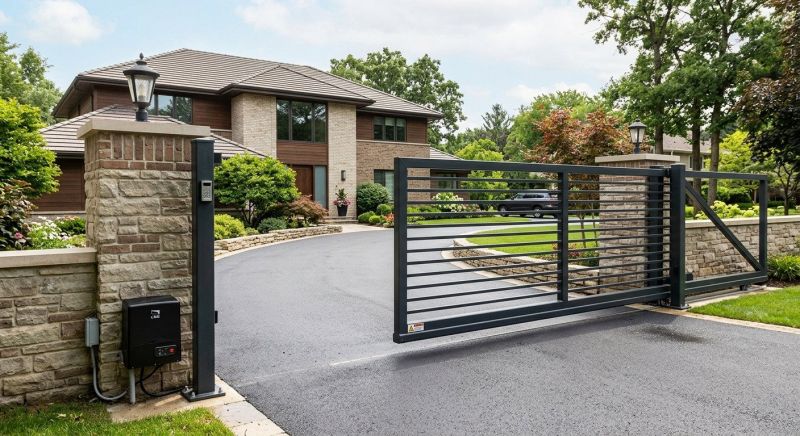 Motorized Gate Installation in Boca Raton, FL